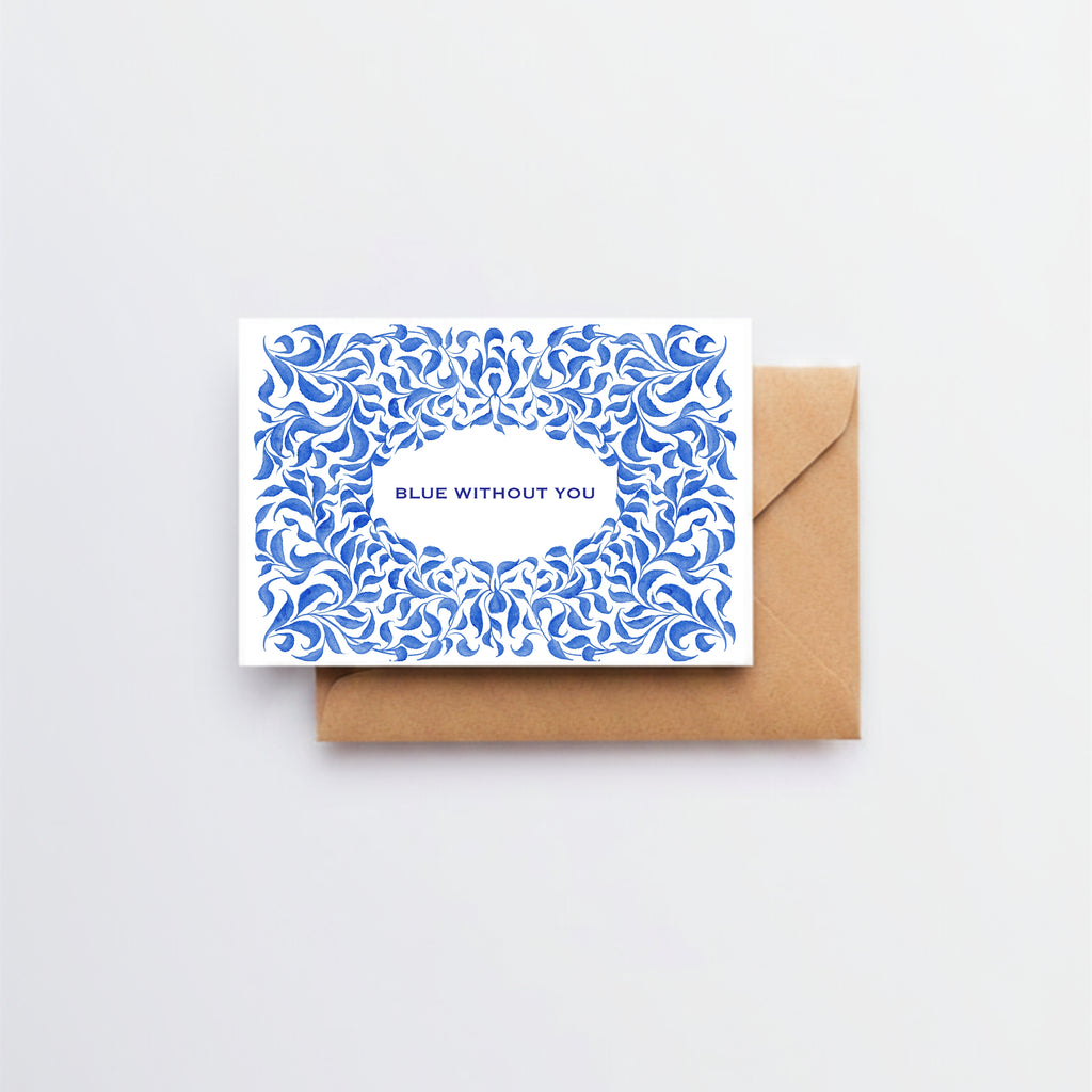 Blue Without You Card