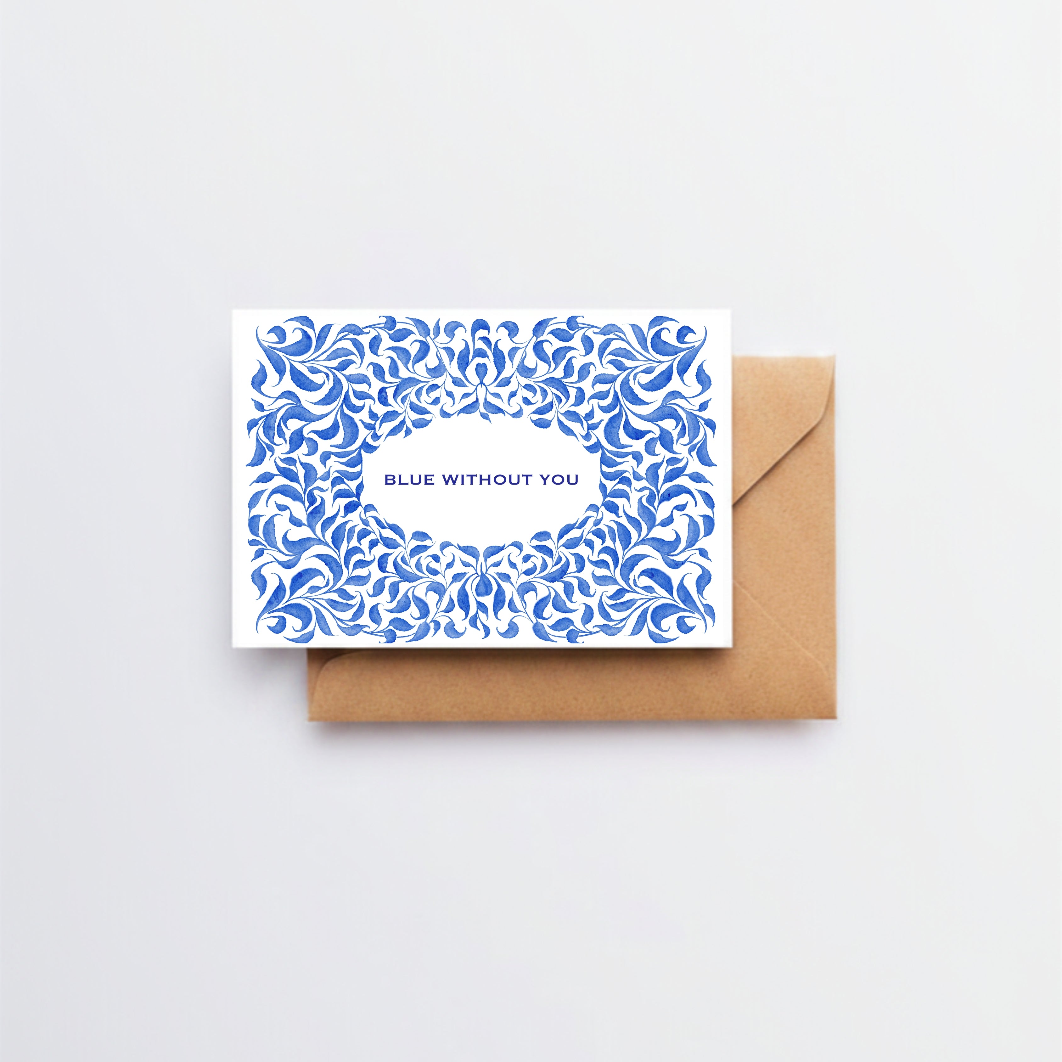 Blue Without You Card