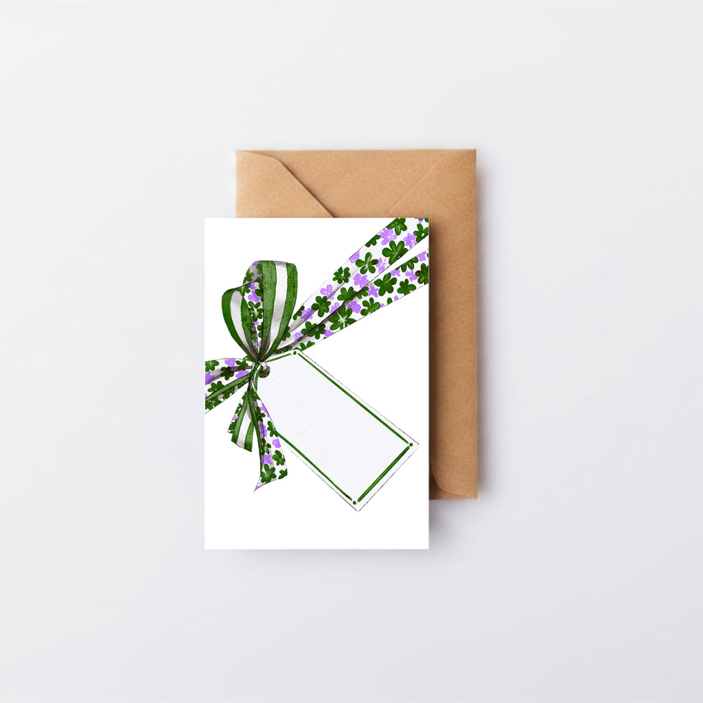 Floral Ribbon Card