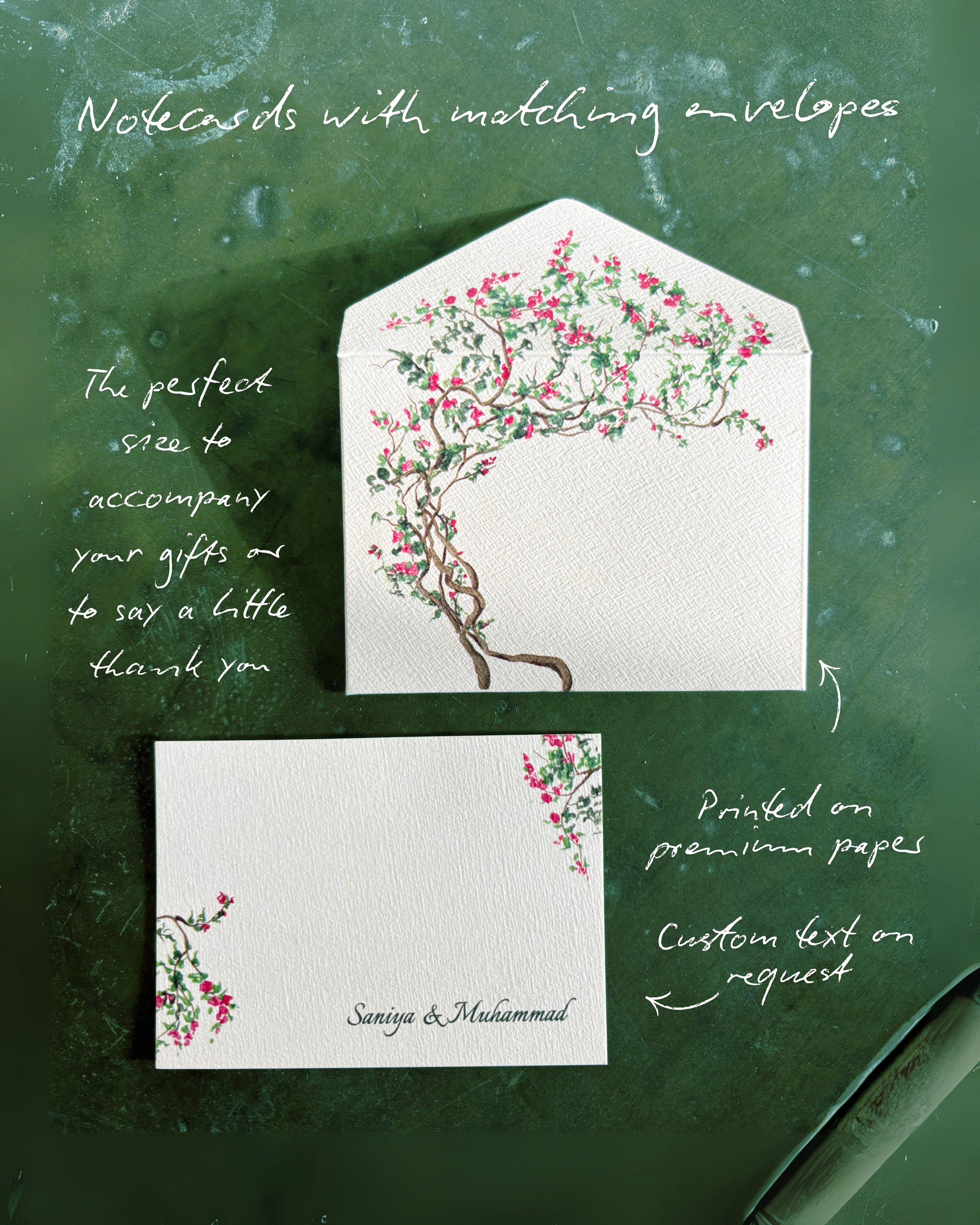 Bougainvillea Notecard Set