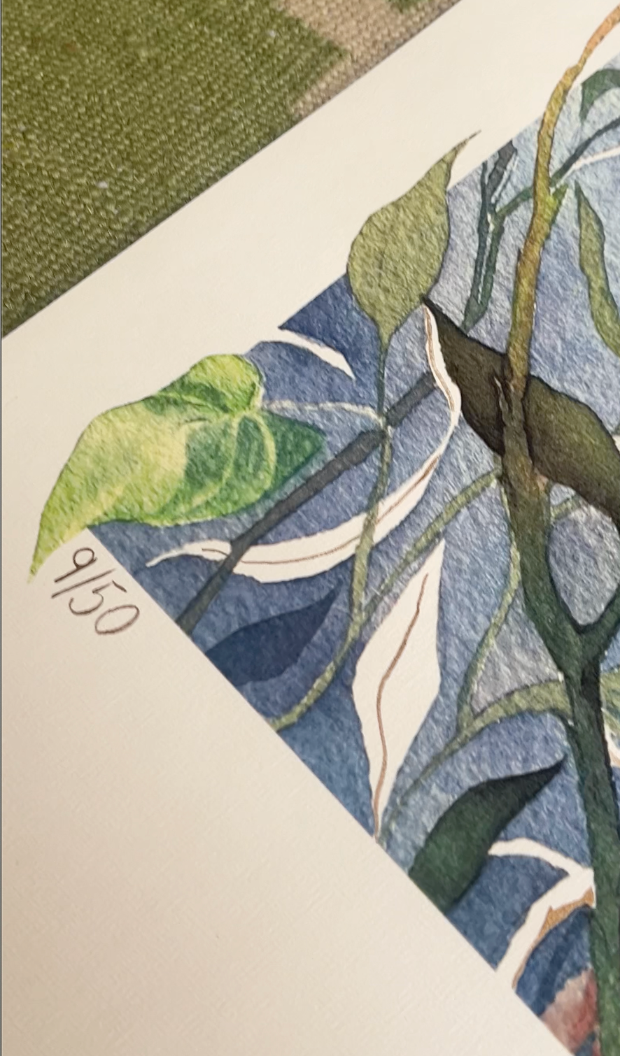 Blue Meadow Print